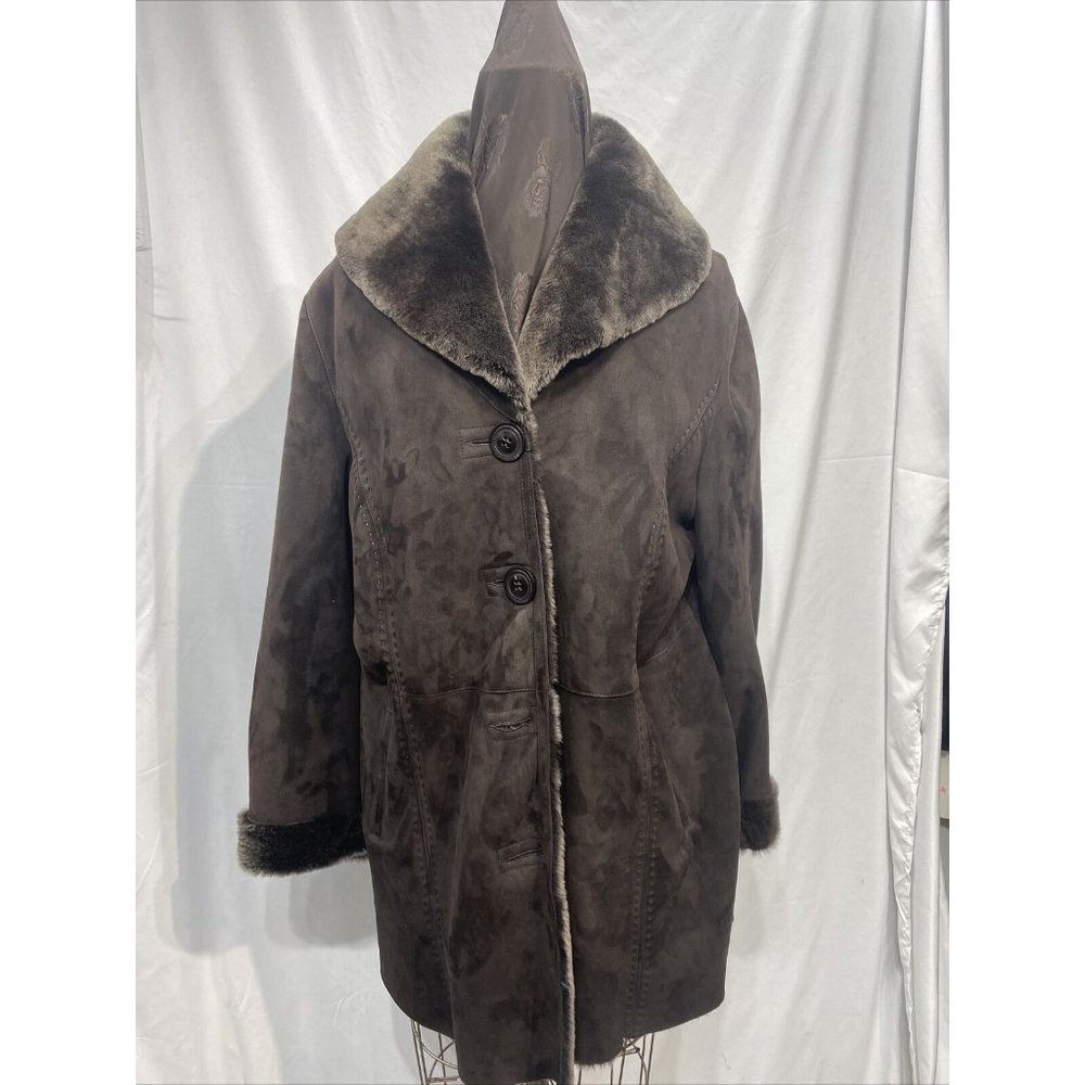 Dibello Dark Brown Shearling Stroller